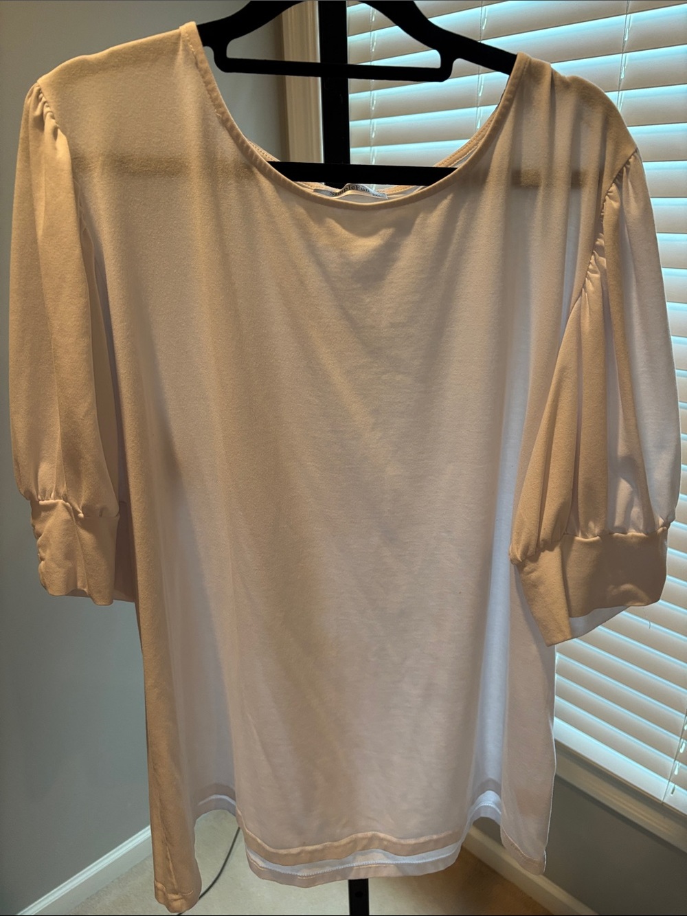 White Pearl button short sleeve